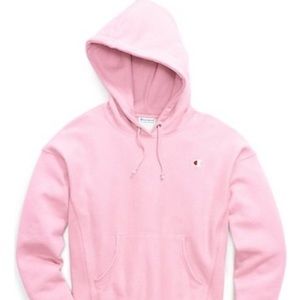 champion reverse weave hoodie Pink